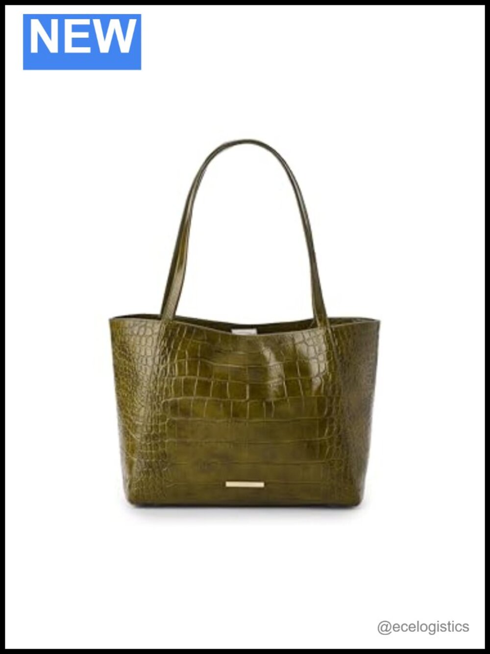Leather Crossbody Bag with Interior Pockets and Adjustable Strap